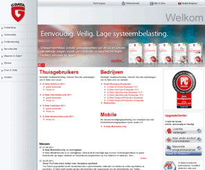 gdata.be: Welkom - G Data Software AG
Welkom