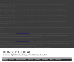 konsepdigital.info: Konsep Digital - Indonesian Digital Marketing Strategy, Internet Marketing Consultant
Indonesian Digital Marketing Strategy, Internet Marketing Consultant