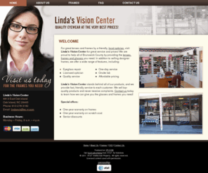 lindasvisoncenter.com: Linda's Vision Center, Oak Island, NC
Linda's Vision Center offers a wide variety of vision correction services and products, including designer frames, onsite lab and one-day services. 