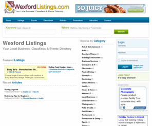 wexfordlistings.com: Wexford Listings | Your Local Business, Classifieds & Events Directory
Local Business Directory