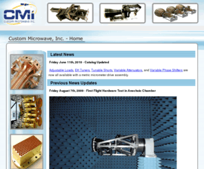 custommicrowave.com: Custom Microwave, Inc.  - Home
Custom Microwave Inc. has manufactured precision microwave hardware for over 200 military, communication, and research satellites since 1965.