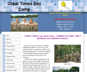 greattimesdaycamp.com: day camp, Great Times Day Camp Home
Great Times Day has been providing summer day camp to children in South Jersey since 1976.