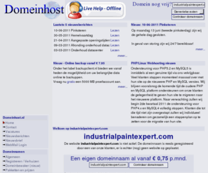 industrialpaintexpert.com: Ook industrialpaintexpert.com is geregistreerd via Domeinhost.nl - Betrouwbare ASP hosting.
location  .net domeinnaam registreren  domein veiling  website goedkoopste domeinnaam registratie  Eu Domeinnaam  reseller  kunst webdesign  Domeinnaam Vastleggen  Stichting Internet Domeinregistratie  Domain Name Hosting  