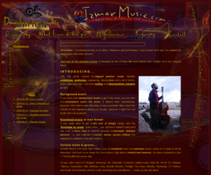 izmarmusic.com: IzmarMusic .com - Music for everybody
Official homepage of producer, composer, writer and ethnobotanist Izmar. Download free mp3s, find official releases and read about ethnobotanical medicines.