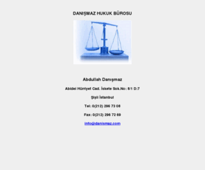 danismaz.com: DANISMAZ HUKUK BUROSU
