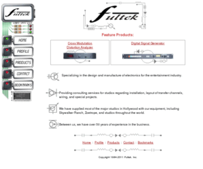 fultek.com: Fultek Professional Audio
Fultek specializes in the design and manufacture of professional audio electronics for the entertainment industry.