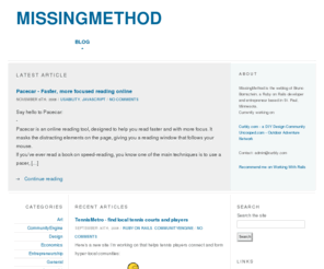missingmethod.com: MissingMethod
