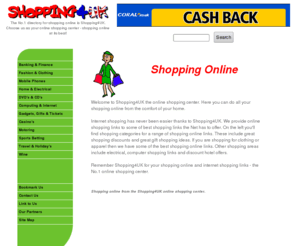 shopping4uk.com: ONLINE SHOPPING CENTER
ONLINE SHOPPING CENTER
