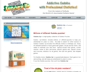 sudokup.com: Sudoku Up 2011
Sudoku Up 2011 is a high-quality collection of sudoku puzzles.