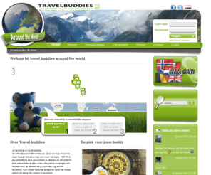 travelbuddiesaroundtheworld.com: Travel buddies around the world! Home | Travelbuddiesaroundtheworld.com
De website voor travel buddies, vakantie,  reizen, reisverhalen en tips en skips! Word lid en deel je bevindingen!