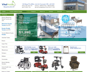 vitalmobility.com: Medical Equipment Toronto | Medical Supply Toronto |  Wheelchair Rental
Find medical supplies, medical equipment and home health products in Toronto and the GTA. We are Toronto wheelchair rental &  mobility aids experts.