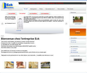 alupvc-eck.com: Alupvc-Eck
S.A.R.L. Eck Aluminium et PVC, le spécialiste de la fourniture et de la pose des portails, portes et  Fenêtres.