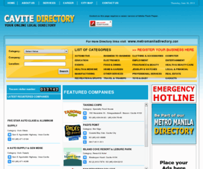 cavitedirectory.com: CAVITEDIRECTORY.COM Directory Services
