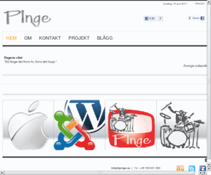 pinge.se: Din vän i världen
PInge (Per-Inge) Persson - en vän i världen