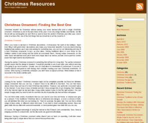 christmas-resources.com: Christmas Resources - Have a happy holiday season!
