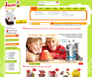 jouet-et-cie.com: Tous nos jeux et jouets   jouet-et-cie.com : des jeux et jouets pour toute la famille
Jouet Et Cie vous propose une sélection pertinente et conséquente de jeux et jouets parmi les plus grandes marques, de quoi gâter petits et grands d'un clic.