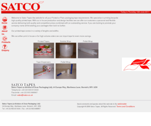 satco.co.uk: Satco Tapes - Letchworth Garden City, Hertfordshire.
