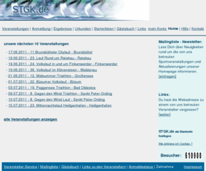 stgk.de: 
STGK.de - Sport Timing Gierke Kultscher - Veranstaltungsservice und Zeitnahme für Sportveranstaltungen