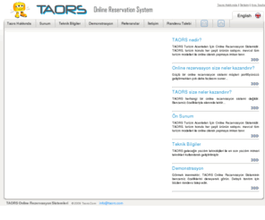 taors.com: TAORS Turizm Ve Seyahat Acenteleri İçin Online Rezervasyon Sistemi
TAORS portföylerini dünya çapında genişletmek isteyen acenteler için geliştirilmiş en güçlü ve yüksek teknolojiye sahip online rezervasyon sistemidir.