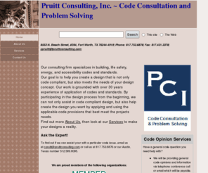 pruittconsulting.com: Pruitt Consulting, Inc. ~ Code Consultation and Problem Solving
