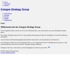 csg-strategy.com: Cologne Strategy Group
