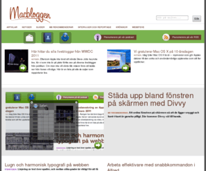 macbloggen.se: Macbloggen
En sajt för dig som arbetar kreativt med datorn som redskap!