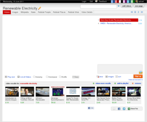 renewablelectricity.com: Renewable Electricity
Renewable Electricity on WN Network delivers the latest Videos and Editable pages for News & Events, including Entertainment, Music, Sports, Science and more, Sign up and share your playlists.