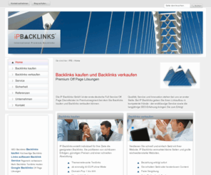 my-link-state.com: Backlinks kaufen und Backlinks verkaufen - Premium Off Page Lösungen | International Premium Backlinks
Backlinks kaufen und Verkaufen durch die Premium Off Page Lösungen der IP-Backlinks GmbH. Wir bieten professionelle Linkaufbau Lösungen für Agenturen, Endkunden und Seitenbetreiber.