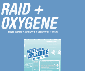 raidoxygene.com: RaidOxygene - Stages sportifs - Site en cours de
construction
