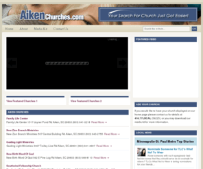 aikenchurches.com: Aiken Churches | Find Information About Churches In Aiken South Carolina
Find information about Aiken Churches including videos, local events, and valuable resources. Finding a Church just got easier!