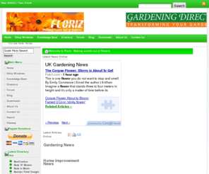 floriz.co.uk: Welcome to Floriz - Making scents out of flowers
Floriz.co.uk, the place to compare fresh flower delivery florists, get flower and plant information news, views and blogs