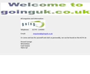 goinguk.co.uk: goinguk.co.uk
good quality good value lightweight touring caravans new to the UK market