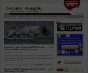 nomadicwarrior.com: Nomadic Warrior - Adventures in Outsourcing and Lifestyle Design
Nomadic Warrior chronicles Kevin Davis' transition from a service oriented business to a digital product business allowing him the freedom to run that business from any location thanks to outsourcing and automation.