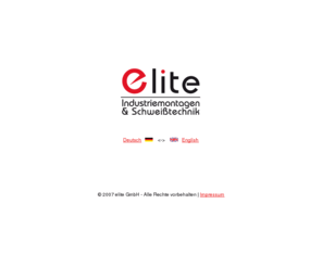 elite-gmbh.net: elite GmbH | Industriemontagen Schweisstechnik
elite GmbH - Rohrleitungsbau und Schweisstechnik