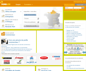 emploinord.com: NordJob Emploi - offres d'emploi, alertes emploi et dépôt de CV dans le Nord
NordJob Emploi est le site emploi de la région Nord. Découvrez des milliers d'offres d'emploi et les entreprises qui recrutent, postulez aux annonces et déposez votre CV dans la Cvthèque.