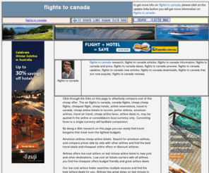 flights-to-canada.com: flights to canada
flights to canada search hundreds of airlines and compare prices for thousands of destinations.
