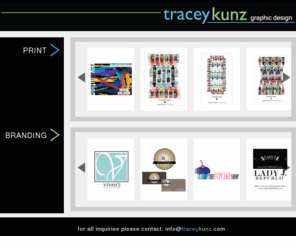 traceykunz.com: TRACEY KUNZ
Tracey Kunz is a graphic designer in Toronto, Ontario, Canada. Specializing in logo development, visual corporate identity, brochure and booklet design.