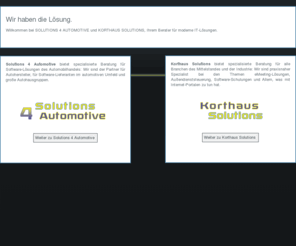 korthaus-solutions.com: Solutions 4 Automotive
Automotive Beratung