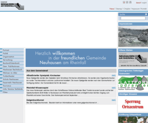 neuhausen.ch: Gemeinde Neuhausen am Rheinfall
Offizielle Seite der Gemeinde Neuhausen am Rheinfall mit Informationen der Gemeindeverwaltung.