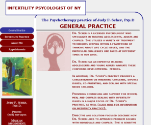 psychologistjudyscher.com: General Practice
psychology, infertility