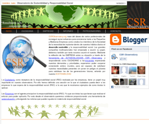 csrobservatory.org: Responsabilidad Social
Observatorio de Responsabilidad Social Corporativa en España