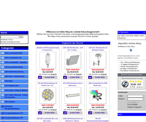 energiesparbeleuchtung.com: LED Leuchten, LED Lampen, Leuchtmittel, Energiesparlampen, Shop - Online Shop der Loheide Beleuchtungstechnik
Eine große Auswahl und kleine Preise überzeugen im Online Shop der Loheide Beleuchtungstechnik