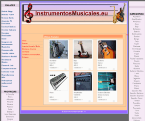 instrumentosmusicales.eu: Instrumentos Musicales | Compra venta de instrumentos | InstrumentosMusicales.eu
Compraventa de Instrumentos Musicales nuevos y de segunda mano, el mayor mercado de los Instrumentos Musicales para Orquestas, Bandas y aficionados