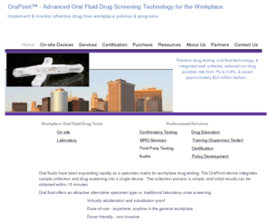 navigent3.com: Drug Free Workplace Safety Best Practices
Oral fluid saliva on-site and laboratory drug tests for the workplace and schools to provide a safe drug free environment. 