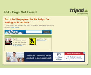 risdenvironment.org: Tripod - Succeed Online | Error
Tripod is a free web host with easy site building tools for blogs, photo albums, Microsoft FrontPage(®) support, and ftp, as well as a variety of subscription packages to choose from. Features include safe and reliable hosting, online help, and a variety of tools and services to give the flexibility you need.
