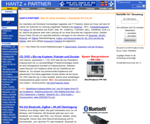 gabib.info: HANTZ + PARTNER Speicher, Storage + Kommunikation Upgrades fr PC, Notebook, Server, Industrie Automation Steuerung Messtechnik Medizin
Preiswerte Upgrades auf mehr Leistung wie kompatible Speicher, CPU + Festplatten fr Marken PC, Server + Notebook von IBM COMPAQ DELL HP SIEMENS SONY TOSHIBA sowie Komponenten fr Industrie Automation, Messtechnik, Medizintechnik drahtlos mit Bluetooth, WLAN + ZigBee