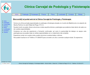 clinicacarvajal.es: Clínica Carvajal de Podología y Fisioterapia Madrid - Inicio
Clínica Carvajal de Podología y Fisioterapia Madrid