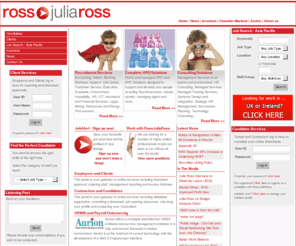 rossjuliaross.com: RossJuliaRoss - global recruitment, HR, outsourcing and technology solutions
RossJuliaRoss is a specialist recruiter and HR service provider with offices in Australia, New Zealand, Singapore, London, Hong Kong, Ireland, Dublin, Edinburgh