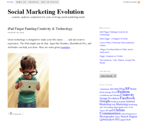 socialmarketingevolution.com: social marketing evolution
analysis, content, connection for your evolving social marketing needs