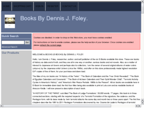 historycycles.com: Terrorist Activity Cycles in America's History: 1600 to Present, by D. J. Foley.
Authored by Dennis J. Foley. 128 Pages. An American history book, reference level, only such cycles analyses. Free books, PDFs available this store.